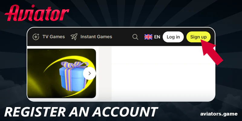 Register your account